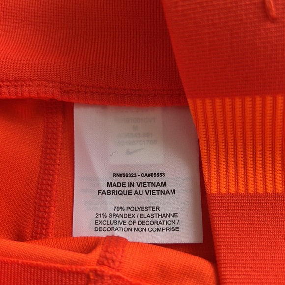 Nike Bright Orange Leggings - Picture 5 of 5